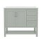 Flash Furniture Vega 42 Inch Vanity w/Sink, Storage Cabinet w/Soft Close Doors, Open Shelf and 3 Drawers, Sage FS-VEGA42-SG-GG - alternate 10